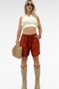shorts con elastico in vita shore